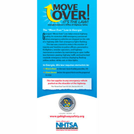 Move Over Law Fact Card Brochure