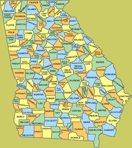 georgia map