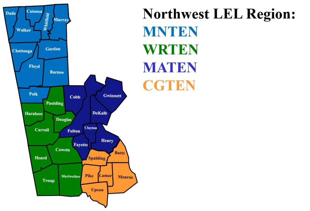 Northwest LEL Region